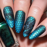Dragon Love (CjS-347) -  Clear Jelly Stamping Plate